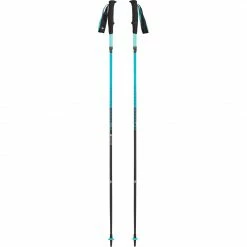 Black Diamond Trekkingstöcke Distance Carbon Z, Fitnessgerät (türkis, 1 Paar, 120 Cm)
