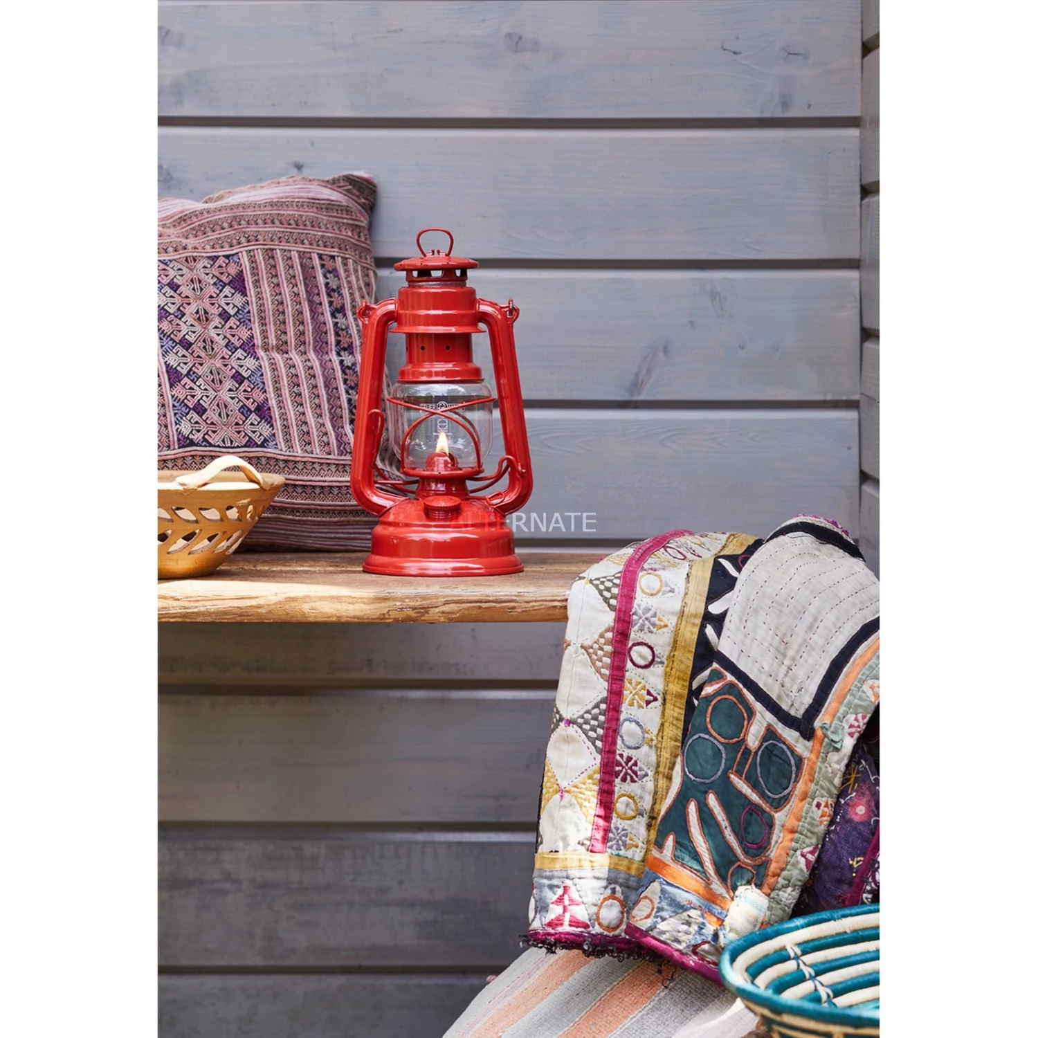 Outdoor Lampen Feuerhand Sturmlaterne Baby Special 276, Leuchte (brick Red) 4 Outdoor Lampen Feuerhand Sturmlaterne Baby Special 276, Leuchte (brick Red) – Bild 2