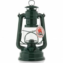 Outdoor Lampen Feuerhand Sturmlaterne Baby Special 276, Leuchte (moosgrün)
