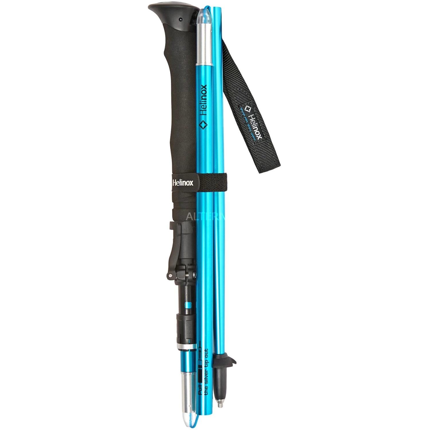 Outdoor Helinox Trekkingstöcke LTL 125, Fitnessgerät (blau, Drehverschlussystem) 4 Outdoor Helinox Trekkingstöcke LTL 125, Fitnessgerät (blau, Drehverschlussystem) – Bild 2