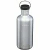 Trinkflaschen Klean Kanteen Trinkflasche Classic 1.182ml (edelstahl (gebürstet), Mit Schwarzem Loop Cap) -Outdoor Ausrüstung Verkäufe Klean Kanteen Trinkflasche Classic 1 182ml@@1810320