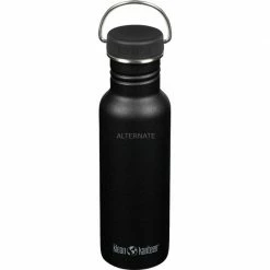 Trinkflaschen Klean Kanteen Trinkflasche Classic 800ml (schwarz (matt), Mit Schwarzem Loop Cap)