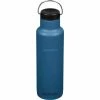 Trinkflaschen Klean Kanteen Trinkflasche Classic 800ml (blau, Mit Schwarzem Loop Cap) -Outdoor Ausrüstung Verkäufe Klean Kanteen Trinkflasche Classic 800ml@@1810286