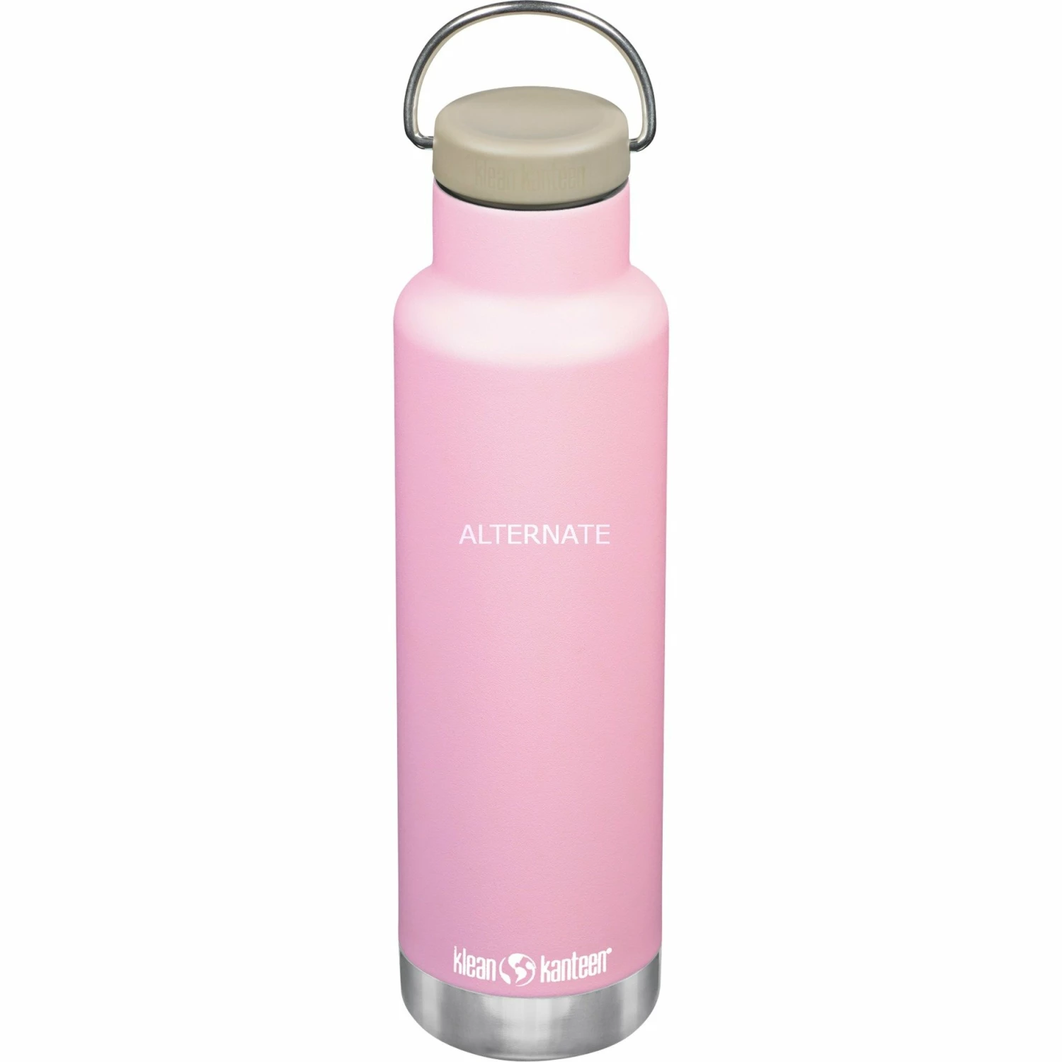 Trinkflaschen Klean Kanteen Trinkflasche Classic VI Vakuumisoliert, 592ml (pink, Mit Taupe Loop Cap) 3 Trinkflaschen Klean Kanteen Trinkflasche Classic VI Vakuumisoliert, 592ml (pink, Mit Taupe Loop Cap)