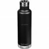 Trinkflaschen Klean Kanteen Trinkflasche Classic VI Vakuumisoliert, 750ml (schwarz (matt), Mit TKPro Pour Through Cap)