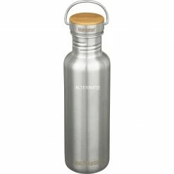 Trinkflaschen Klean Kanteen Trinkflasche Reflect, 800ml (edelstahl (gebürstet), Mit Bamboo Cap)