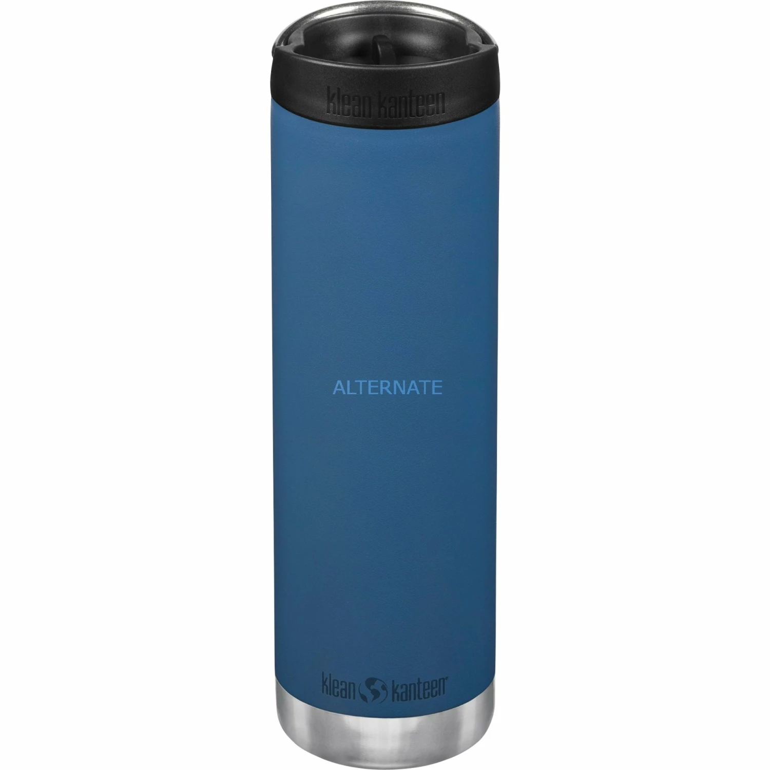 Trinkflaschen Klean Kanteen Trinkflasche TKWide VI Vakuumisoliert, 592ml (blau, Mit Schwarzer Café Cap) 3 Trinkflaschen Klean Kanteen Trinkflasche TKWide VI Vakuumisoliert, 592ml (blau, Mit Schwarzer Café Cap)