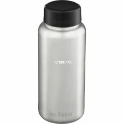 Trinkflaschen Klean Kanteen Trinkflasche Wide Single Wall, 1.182ml (edelstahl (gebürstet), Mit Wide Loop Cap)