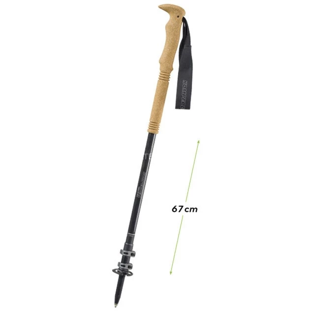Trekkingstöcke Komperdell Carbon C3 Cloud, Fitnessgerät (schwarz, 1 Paar, 105-140 Cm, Korkgriffe) 4 Trekkingstöcke Komperdell Carbon C3 Cloud, Fitnessgerät (schwarz, 1 Paar, 105-140 Cm, Korkgriffe) – Bild 2