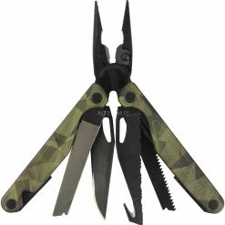 Handwerkzeug Leatherman Multitool CHARGE + FOREST CAMO (tarnfarben, 19 Tools)
