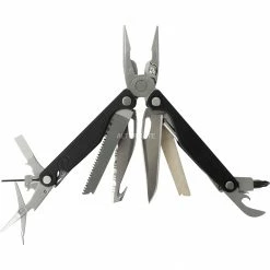 Handwerkzeug Leatherman Multitool Charge+, Metrische Bits (silber/schwarz, 19 Tools, Mit Holster)