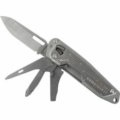 Handwerkzeug Leatherman Multitool FREE T2 (edelstahl, 8 Tools)