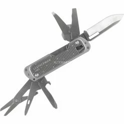 Handwerkzeug Leatherman Multitool FREE T4 (edelstahl, 12 Tools)