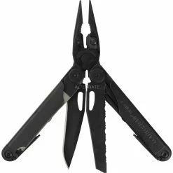 Handwerkzeug Leatherman Multitool WAVE + (schwarz, 18 Tools)