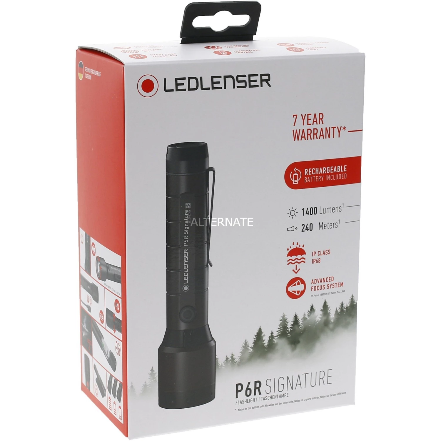 Outdoor Ledlenser P6R Signature, Taschenlampe (schwarz) 6 Outdoor Ledlenser P6R Signature, Taschenlampe (schwarz) – Bild 4