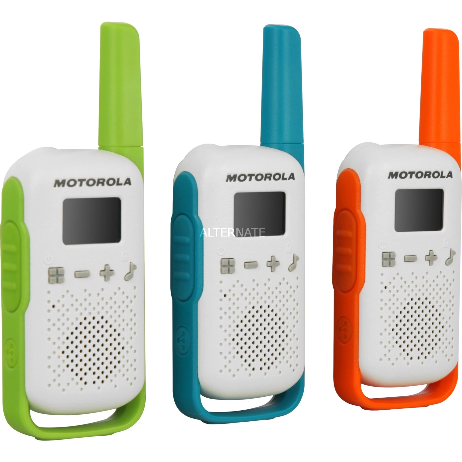 Walkie Talkies Motorola Talkabout T42, Walkie-Talkie (weiß, 3 Stück) 3 Walkie Talkies Motorola Talkabout T42, Walkie-Talkie (weiß, 3 Stück)