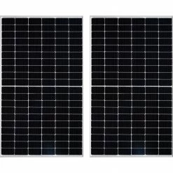 Solar Ladegeräte Priwatt PriShed Duo, Solartechnik (2x 375W, Für Gartenhaus Bitumen)