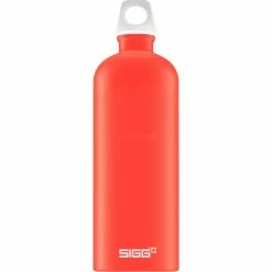 Trinkflaschen SIGG Alu Lucid Scarlet Touch 1 Liter, Trinkflasche (rot)