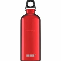 Trinkflaschen SIGG Alu Traveller 0,6 Liter, Trinkflasche (rot)