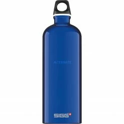 Trinkflaschen SIGG Alu Traveller 1 Liter, Trinkflasche (blau)