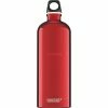 Trinkflaschen SIGG Alu Traveller 1 Liter, Trinkflasche (rot) -Outdoor Ausrüstung Verkäufe SIGG Alu Traveller 1 Liter Trinkflasche@@1ctga01k