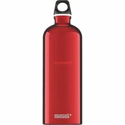 Trinkflaschen SIGG Alu Traveller 1 Liter, Trinkflasche (rot)