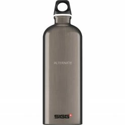 Trinkflaschen SIGG Alu Traveller Smoked Pearl 1 Liter, Trinkflasche (braun)
