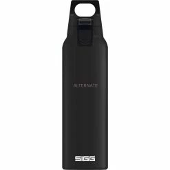 Trinkflaschen SIGG Hot & Cold One Black 0,5 Liter, Thermosflasche (schwarz)