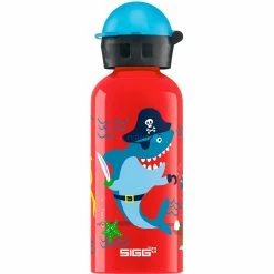 Trinkflaschen SIGG KBT Underwater Pirates 0,4 Liter, Trinkflasche (rot/blau)