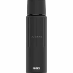 Trinkflaschen SIGG Thermosflasche Gemstone IBT Obsidian 0,75L (schwarz, Ø 76mm)