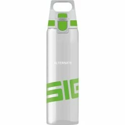 Trinkflaschen SIGG Total Clear One Green 0,75 Liter, Trinkflasche (grau/grün)