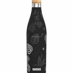 Trinkflaschen SIGG Trinkflasche Meridian Sumatra Tiger 0,5L, Thermosflasche (schwarz)