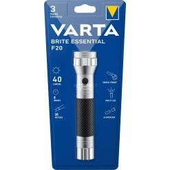 Taschenlampen Varta Brite Essential F20, Taschenlampe (silber/schwarz)