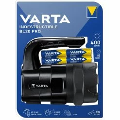 Taschenlampen Varta Indestructible BL20 Pro, LED-Leuchte (schwarz)