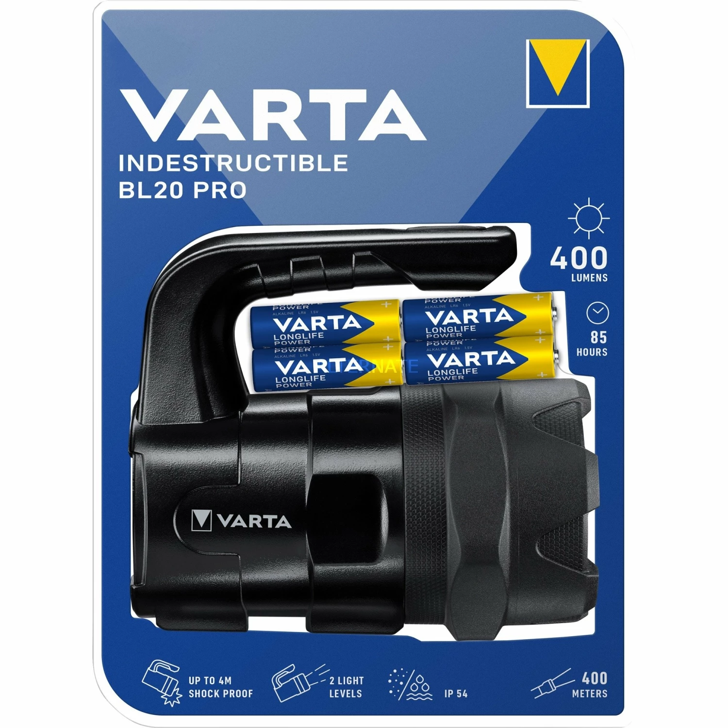 Taschenlampen Varta Indestructible BL20 Pro, LED-Leuchte (schwarz) 3 Taschenlampen Varta Indestructible BL20 Pro, LED-Leuchte (schwarz)