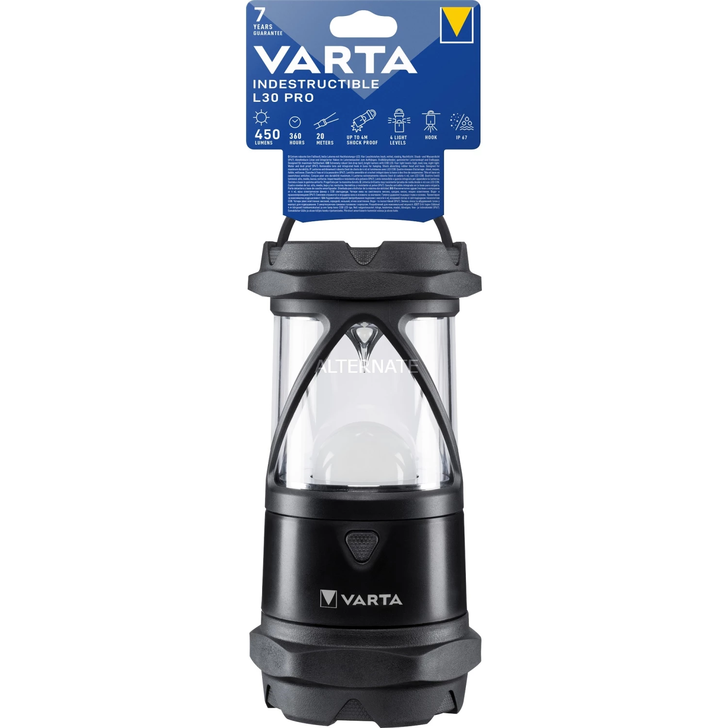 Outdoor Lampen Varta Indestructible L30 Pro, LED-Leuchte (schwarz) 3 Outdoor Lampen Varta Indestructible L30 Pro, LED-Leuchte (schwarz)