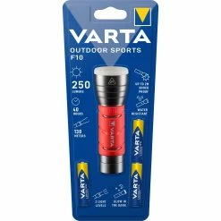 Taschenlampen Varta Outdoor Sports F10, Taschenlampe (rot/schwarz)