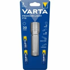 Taschenlampen Varta Premium Light F10, Taschenlampe (silber)